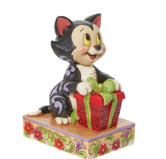 Disney samlarfigur Figaro med julklapp - Figuria.se