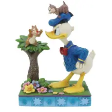 Disney samlarfigur Kalle anka med Piff & Puff - Figuria.se