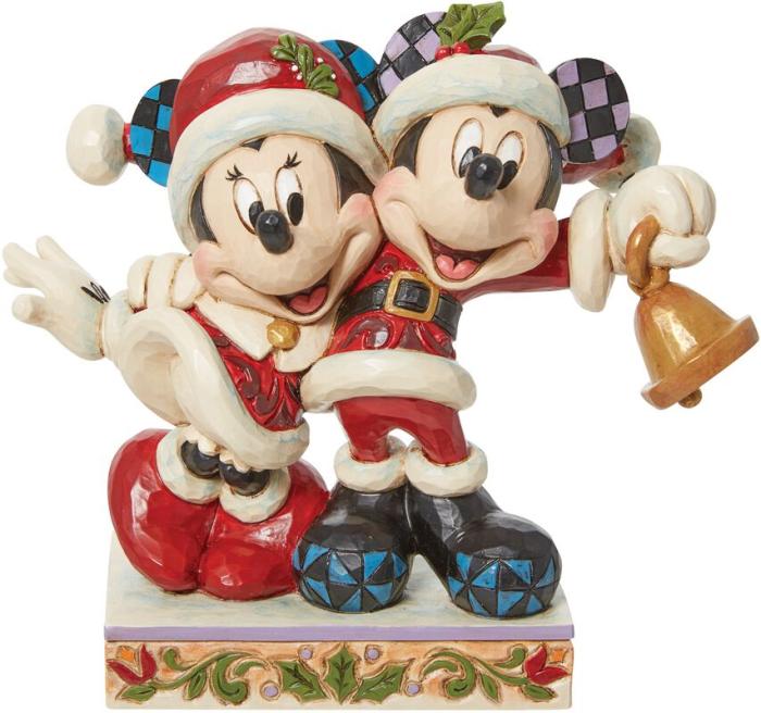 Disney samlarfigur Musse & Mimmi jingle bells - Figuria.se