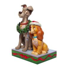 Disney samlarfigur Lady & Lufsen jul - Figuria.se