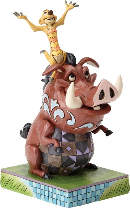 Disney samlarfigur Timon och Pumba från lejonkungen carefree - Figuria.se