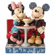 Disney samlarfigur Musse & Mimmi äter glass - Figuria.se