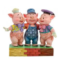 Disney samlarfigur De tre små grisarna - Figuria.se