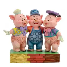 Disney samlarfigur De tre små grisarna - Figuria.se