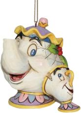 Disney samlarfigur Disney Julgranspynt - Mrs Potts & Chip - Figuria.se