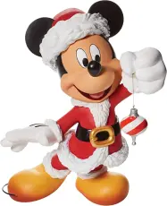 Micke Mouse Statue Jultomte 38 cm - Figuria.se
