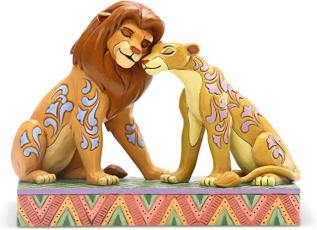 Disney samlarfigur Simba och Nala från lejonkungen - Figuria.se