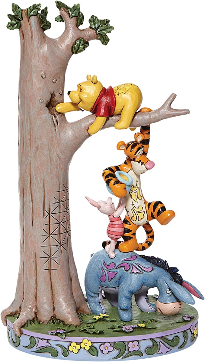 Disney samlarfigur Nalle Puh med vänner i träd - Figuria.se